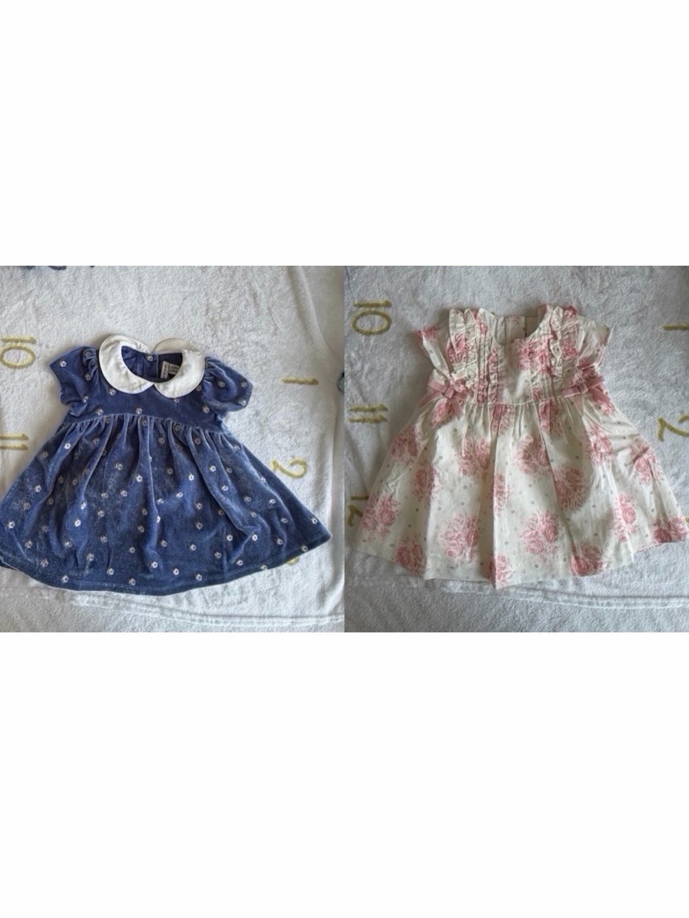 NWT Jannie and Jack baby girl 3-6M short sleeve dress 2 pack